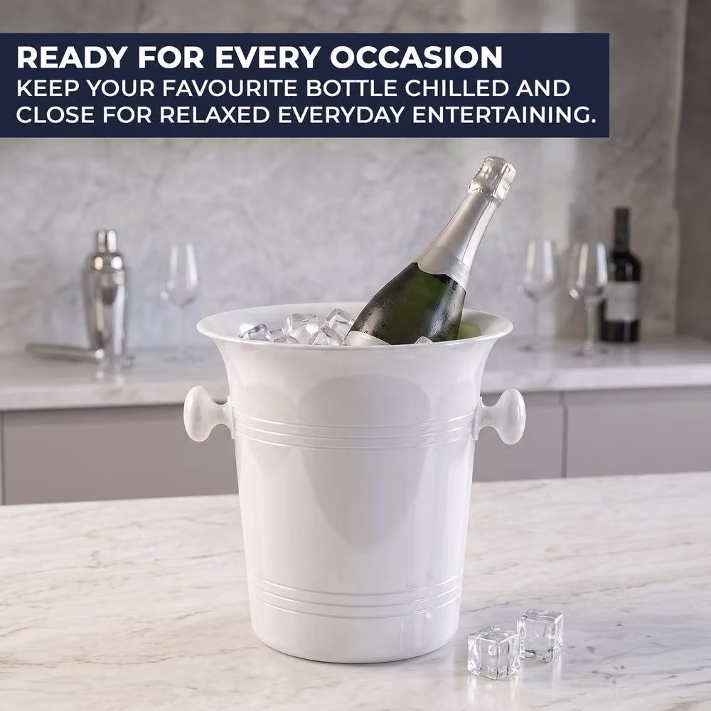 Chabrias Ltd White Wine Cooler and Champagne Ice Bucket, 3.5 l – 5