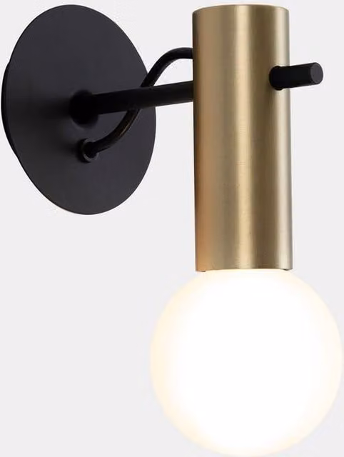 Netlighting Nude Wall Lamp in Matte Gold with E27 Socket and 15W Capacity