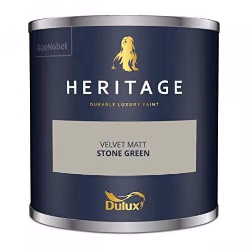 Dulux Trade Heritage Velvet Matt Emulsion Stone Green 1 l – 3