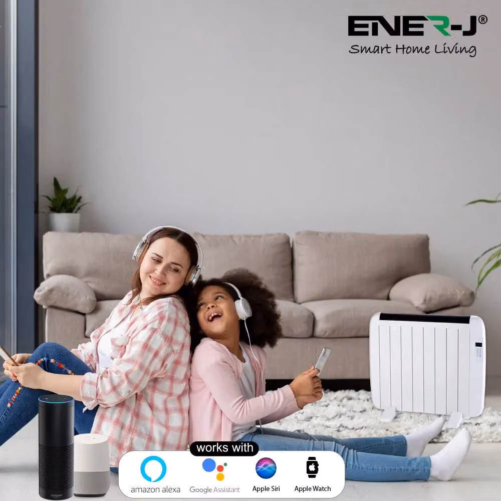 ENER-J Smart WiFi Convector Radiator Heater 1200W, White, W/D/H: 106 x 16.02 x 42.84 cm – 3