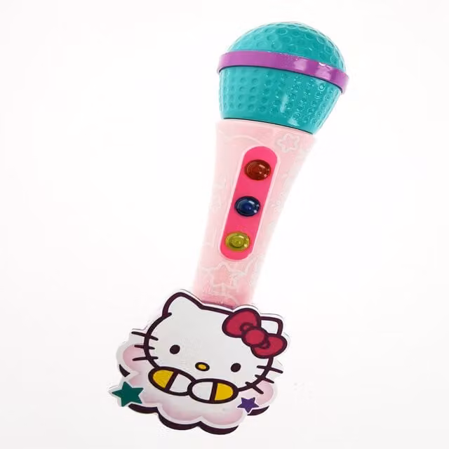 Reig Hello Kitty Hand Microphone with Amplified Speaker in Pink