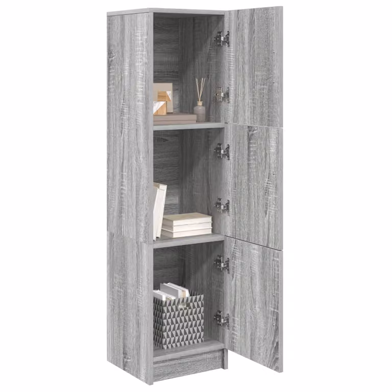 Berkfield Home Grey Sonoma Modern Sideboard in Engineered Wood