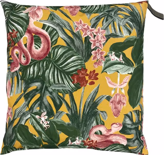 Make it a Home Jungle Snakes Large Outdoor Floor Cushion, Multicolour