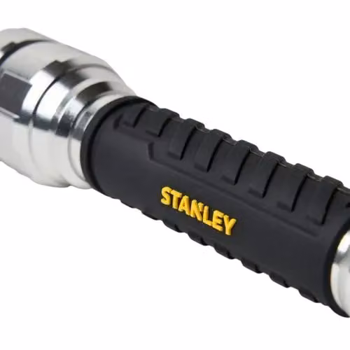 Stanley 500 Lumen Aluminium Hand Torch in Black and Silver – 3