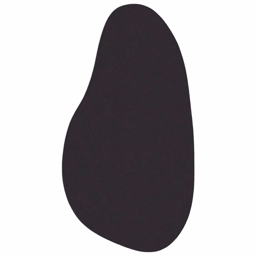 Berkfield Home HUARTE Washable Soft Black Short Pile Rug, W: 80 cm, L: 150 cm – 2