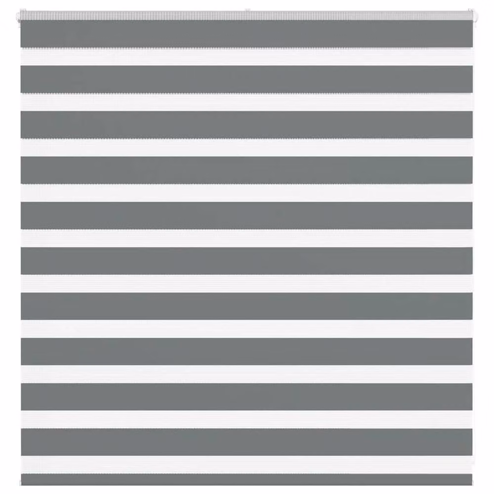 Berkfield Home Elegant Zebra Blind in Dark Grey, W: 150 cm, H: 100 cm – 2