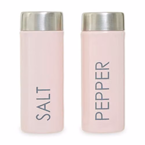 Orsina Liberty Enamel Salt and Pepper Set in Pink