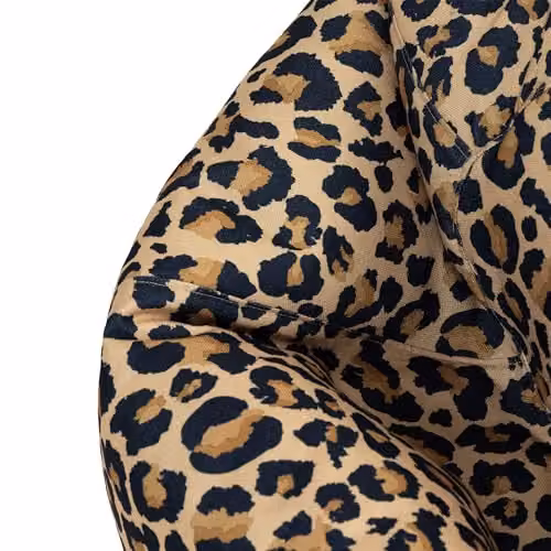 icon Dalton Leopard Print Bean Bag Recliner in Multicolour – 4
