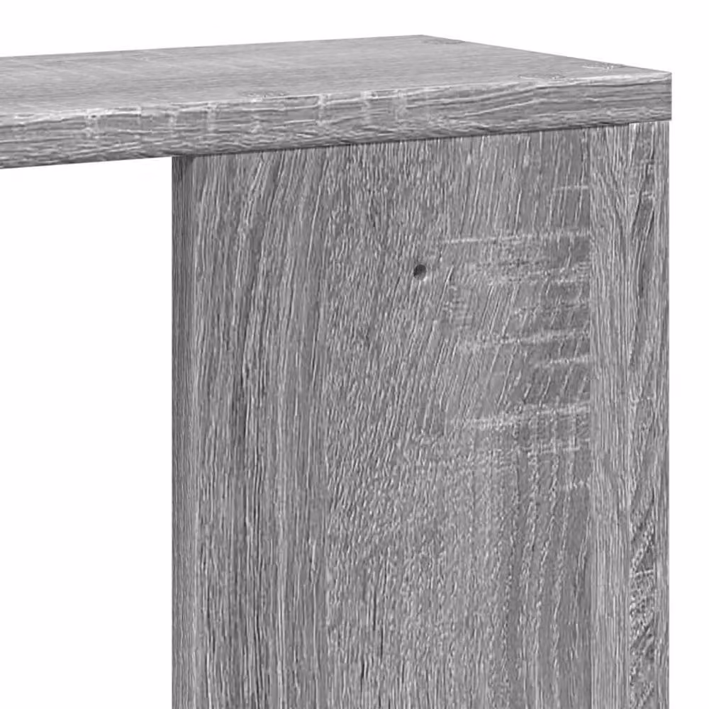 Berkfield Home Wall Mounted Shelf in Grey Sonoma, W/D/H: 100 x 15 x 70 cm – 4