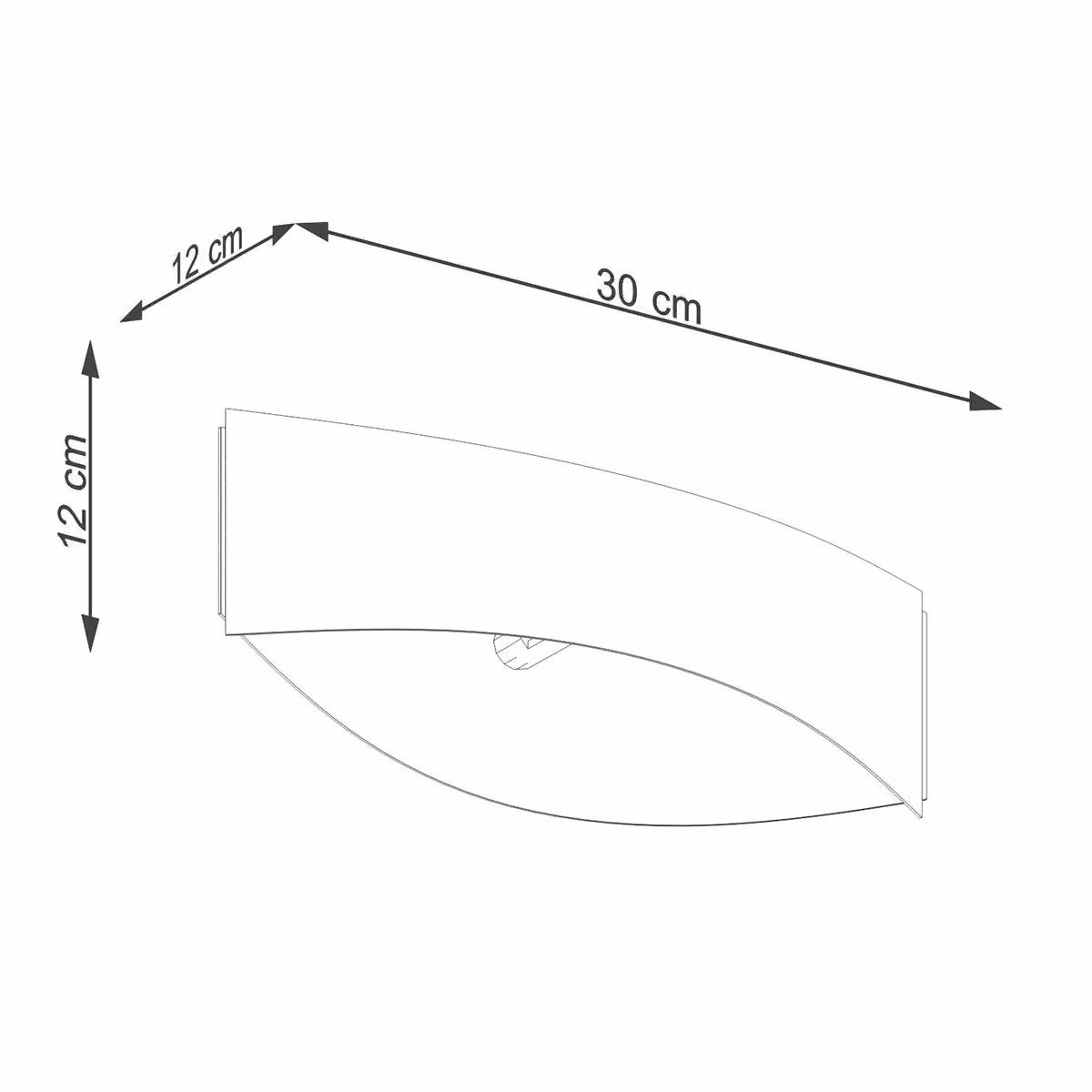 Sollux Lighting Modern Metal Wall Lamp in Black, W/D/H: 12 x 12 x 30 cm – 4