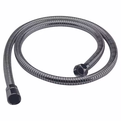 nuie A791 Modern Brass Shower Flex Hose, 1.5m, Brushed Pewter