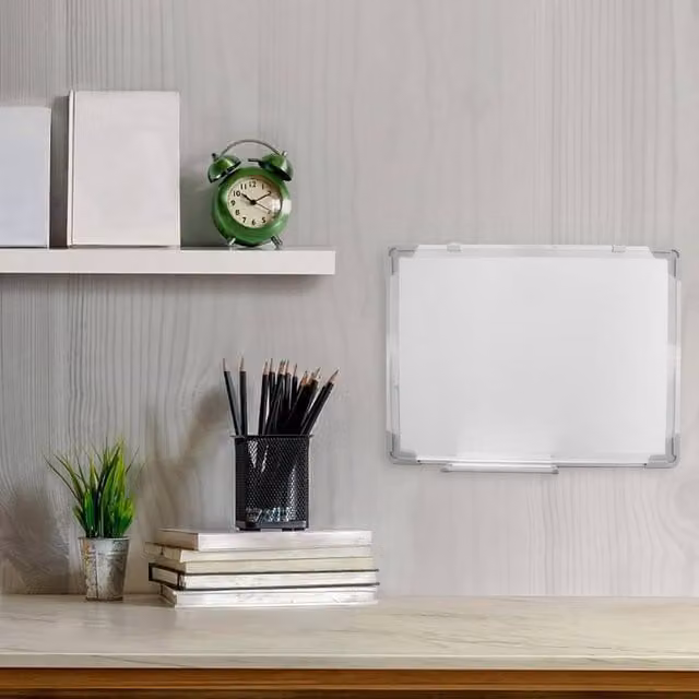 Kelvenix Magnetic Whiteboard, White, W: 60 cm, H: 40 cm