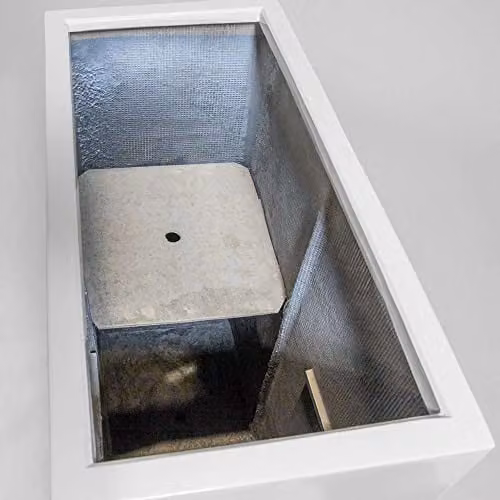 Primrose White Gloss Polystone High Trough Planter 100cm – 3