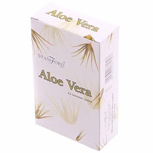 Stamford KDMD Aloe Vera Incense Cones in White