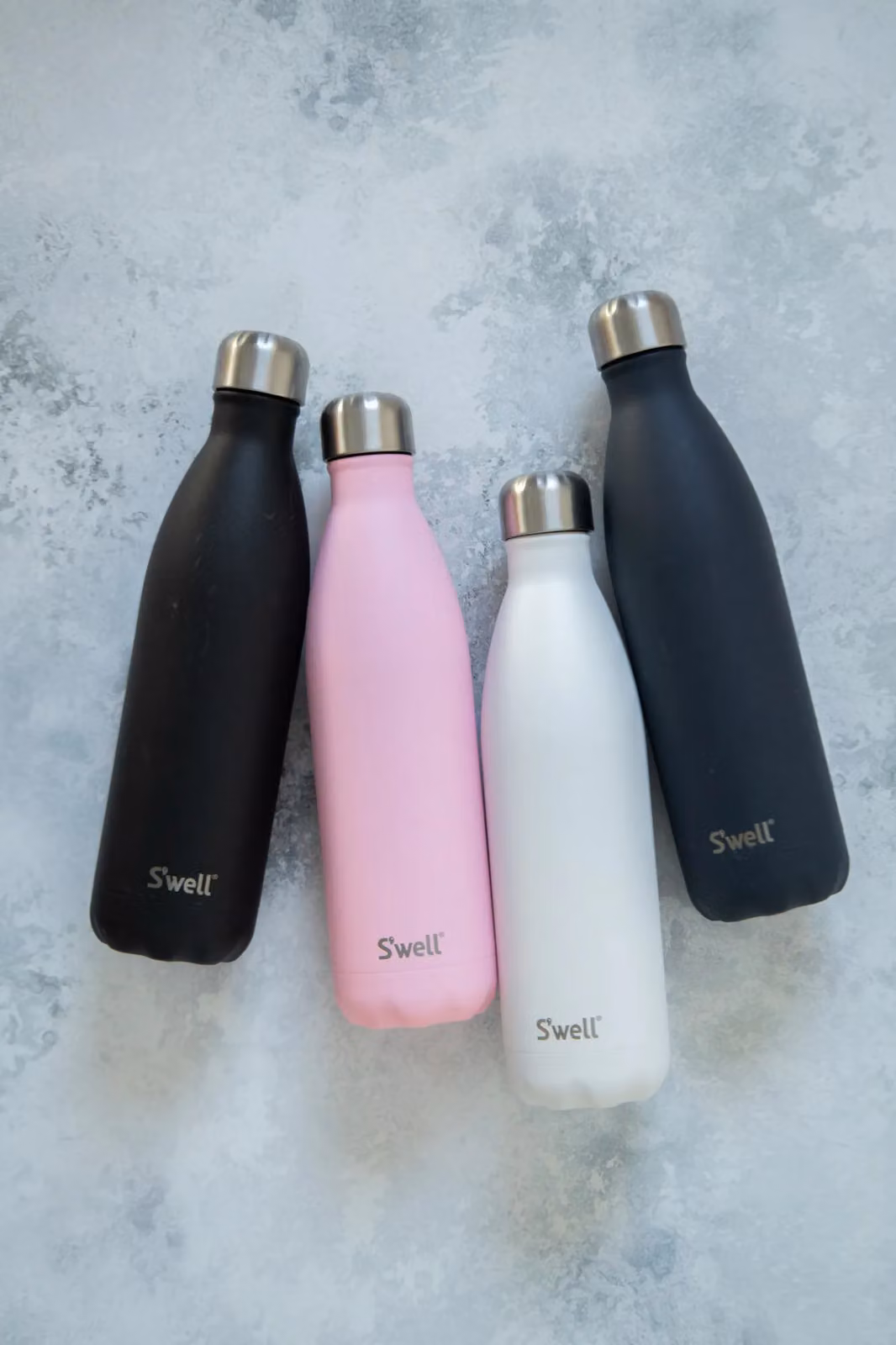 S'well Stainless Steel Reusable Vacuum Insulated Water Bottle, 750ml, White – 4