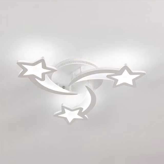 Kidkid Shooting Stars LED Ceiling Light, White, 45W