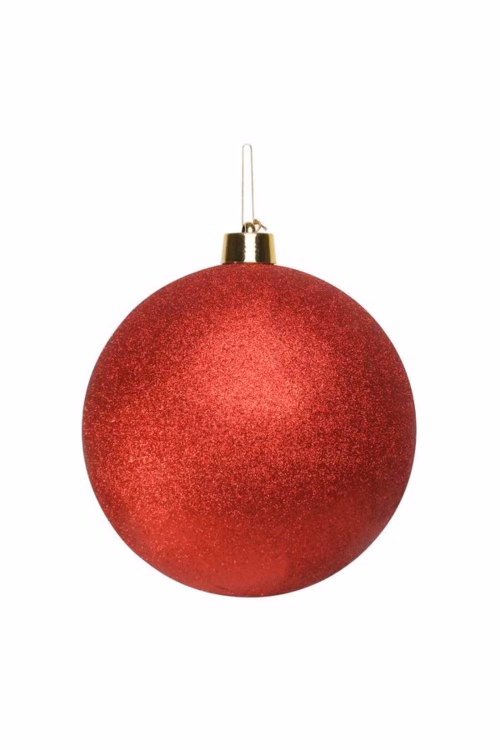 KDMD Red Glitter Shatterproof Christmas Bauble, 30 cm – 2
