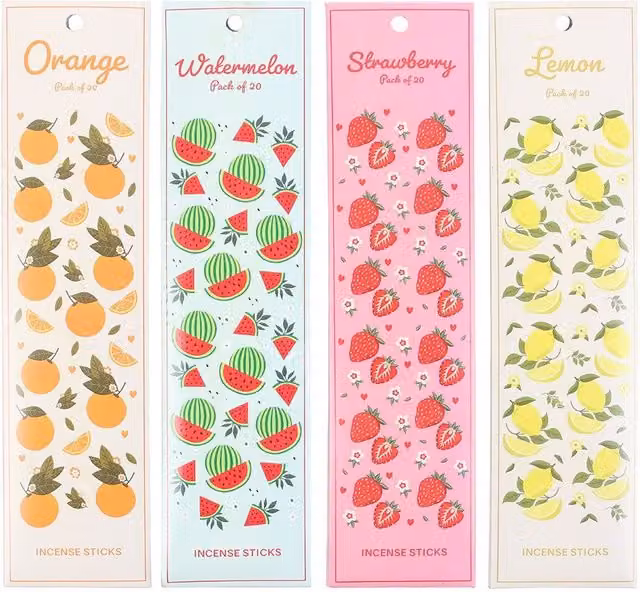 Something Different Tutti Frutti Collection Fruity Incense Sticks, Multicolour (Pack of 80)