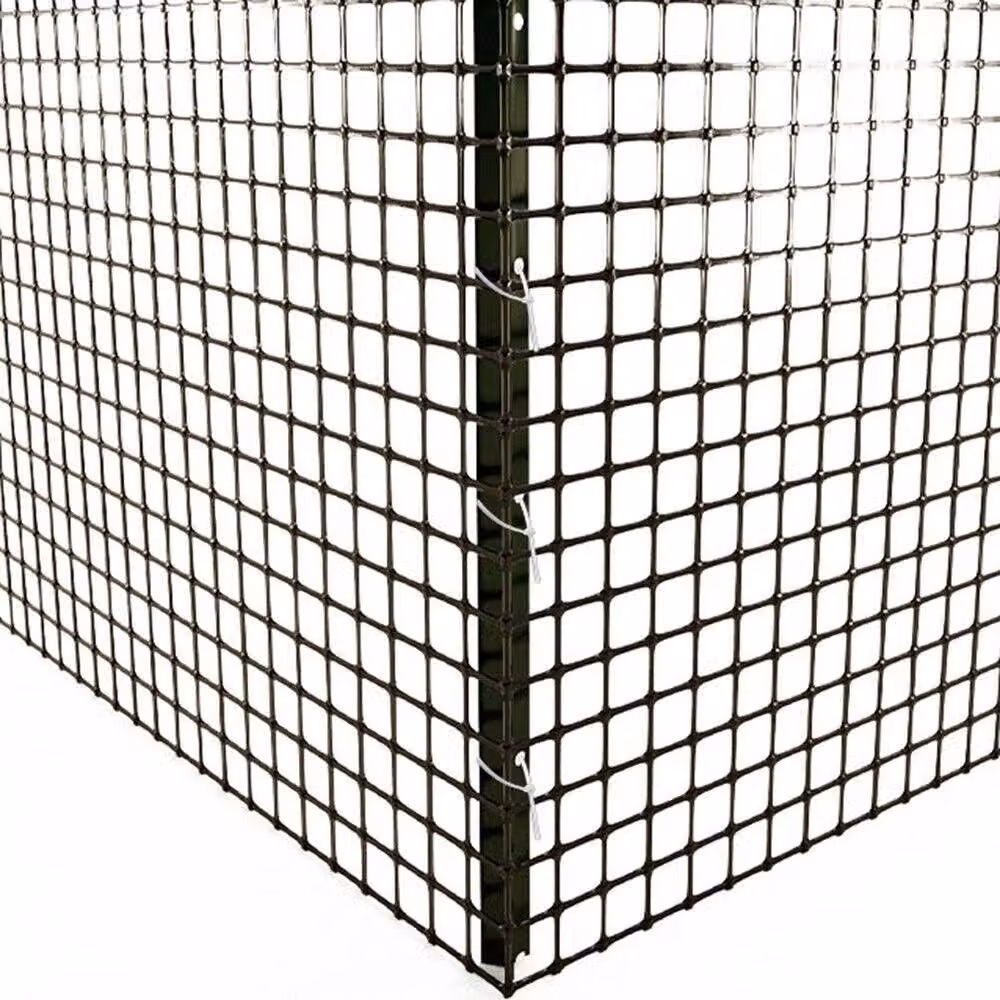 Flavora Black PVC Coated Plastic Garden Safety Fence Mesh, 0.6m2 – 5