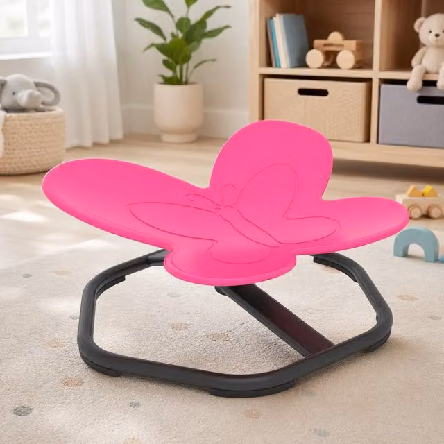 STILVORA Kids Spinning Chair with 360 Degree Swivel in Pink