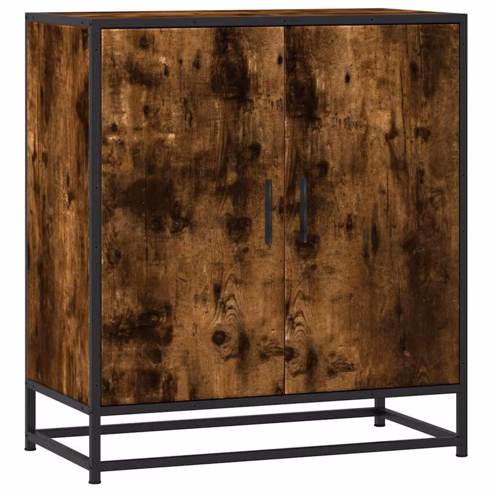 Berkfield Home Smoked Oak Sideboard in Brown, W/D/H: 68 x 35 x 76 cm – 3