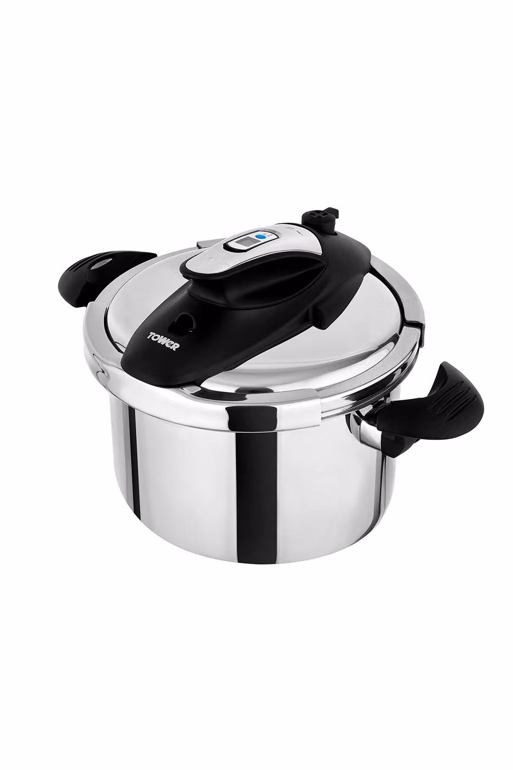 Tower T920003 One-Touch Ultima 6L Pressure Cooker in Silver Stainless Steel – 2