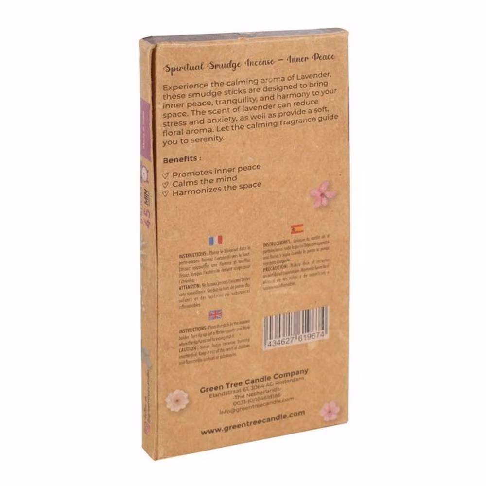 Something Different Inner Peace Spiritual Lavender Smudge Incense Sticks, Pack of 96, Dark Brown – 2