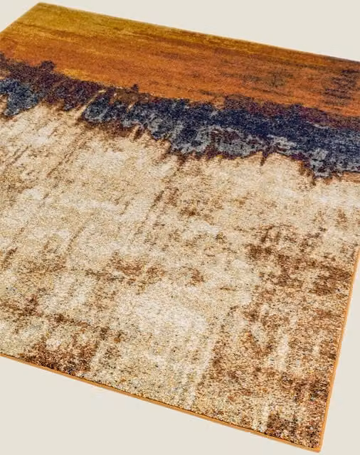 Asiatic Nova Distress Woven Multicolour Abstract Vintage Rug