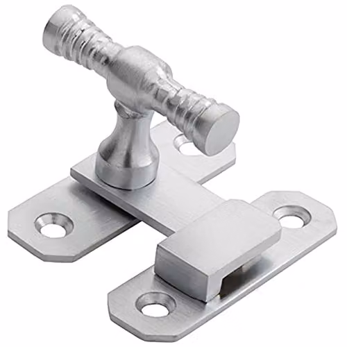 Loops T-Handle Window Fastener and Cabinet Door Lock in Chrome