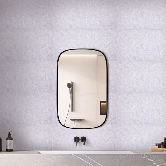 Livingandhome 10-Piece Abstract Modern White PVC Self-Adhesive Waterproof and Oilproof Wall Stickers