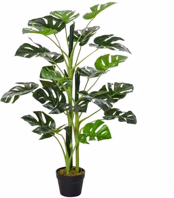 Kelvenix Artificial Monstera Tree in Green Pot