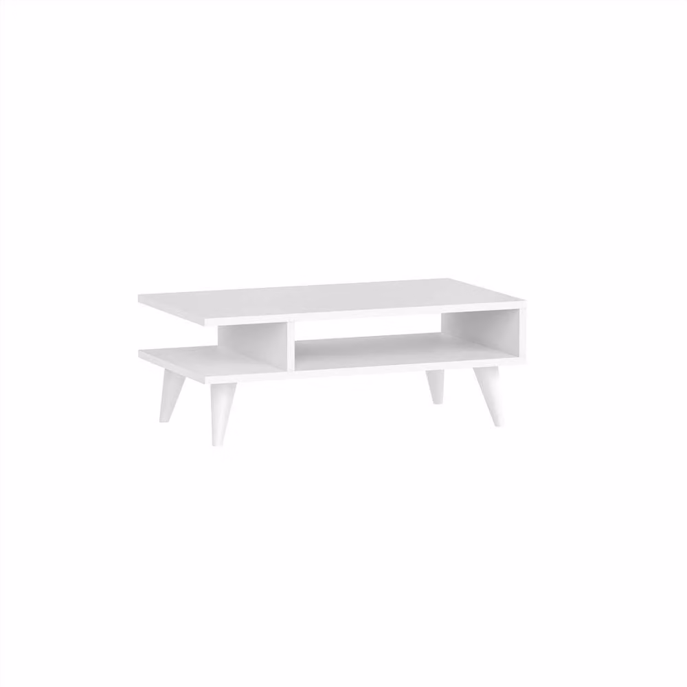 Decortie Titus Modern White Coffee Table – 2