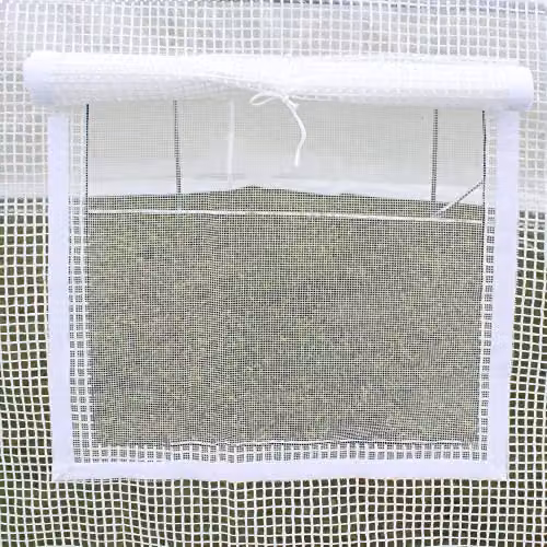 Outsunny White Polytunnel Greenhouse Replacement Cover for Vegetable and Herb Gardens, W: 3 m, D: 2 m, H: 2 m – 3