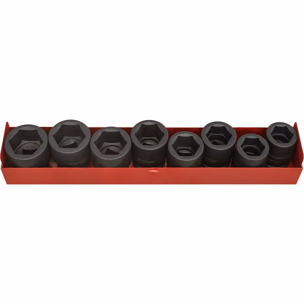 Loops 8 Piece Premium Impact Socket Set, 3/4 inch Sq Drive, Black Chrome Molybdenum Steel – 3
