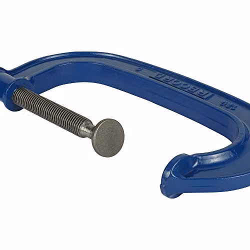 Irwin Record 120 Heavy-Duty G-Clamp in Blue and Silver – 2