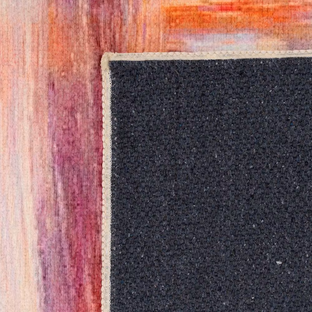 Kukoon Abstract Multi Colour Pink Area Rug for Living Room or Bedroom, W: 160 cm, D: 230 cm – 6