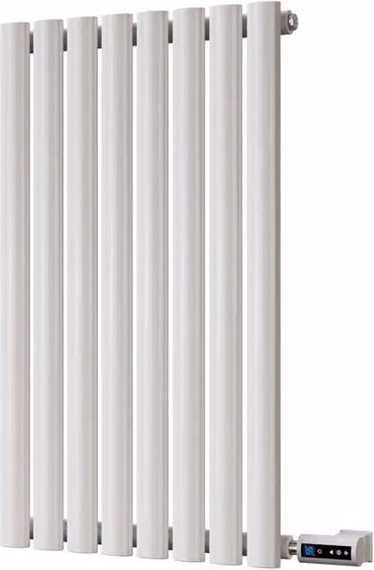Omeara White Horizontal Single Panel Thermostatic WIFI Electric Radiator