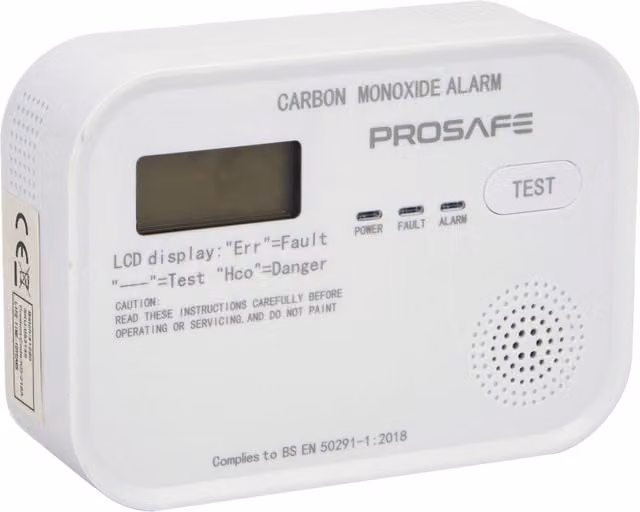 Prosafe Battery Operated Carbon Monoxide Alarm, White