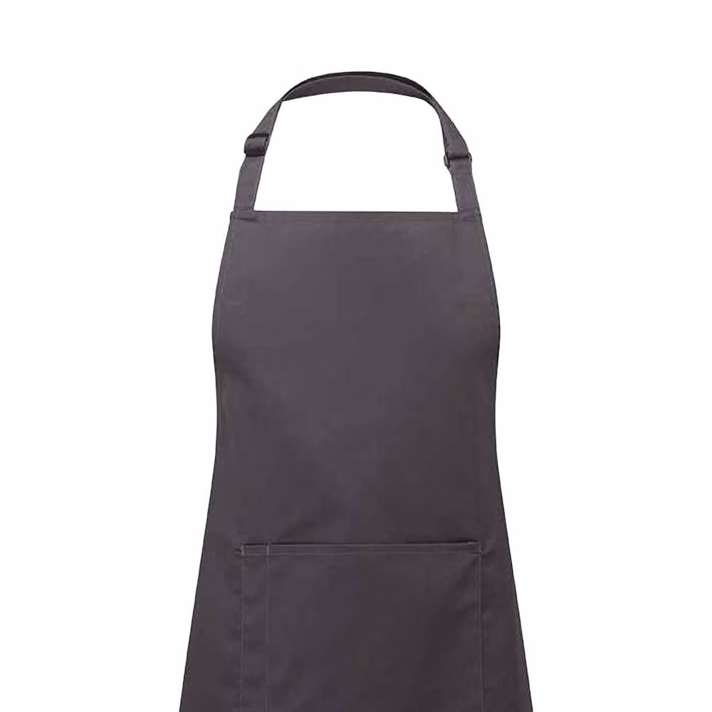 Premier Colours Pocket Full Apron in Charcoal Grey – 2