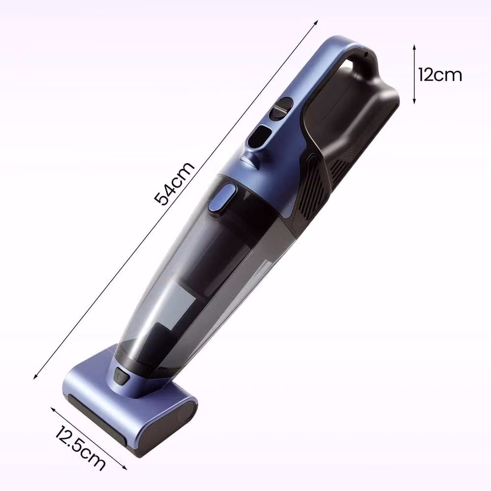EONLION Handheld Cordless Rechargeable Car Vacuum Cleaner for Pet Hair in Blue, H: 100 cm – 2
