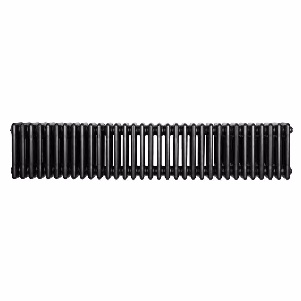 Monstershop Traditional 4 Column Steel Radiator in Black – 2