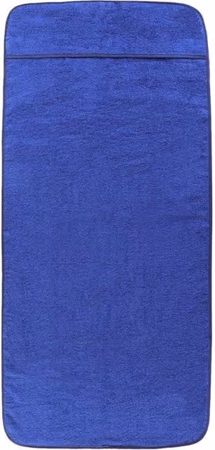 Berkfield Home Soft Beach Towels, 2 Pack, Blue, W: 60 cm, D: 135 cm, 400 GSM
