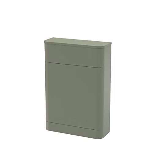 nuie Parade Modern Floor Standing Bathroom WC Toilet Unit, Satin Green, W: 55 cm, D: 20.5 cm, H: 80 cm