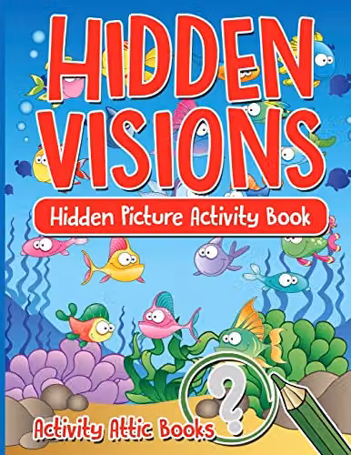 Activity Attic Books Hidden Visions Hidden Picture Activity Book, Multicolour