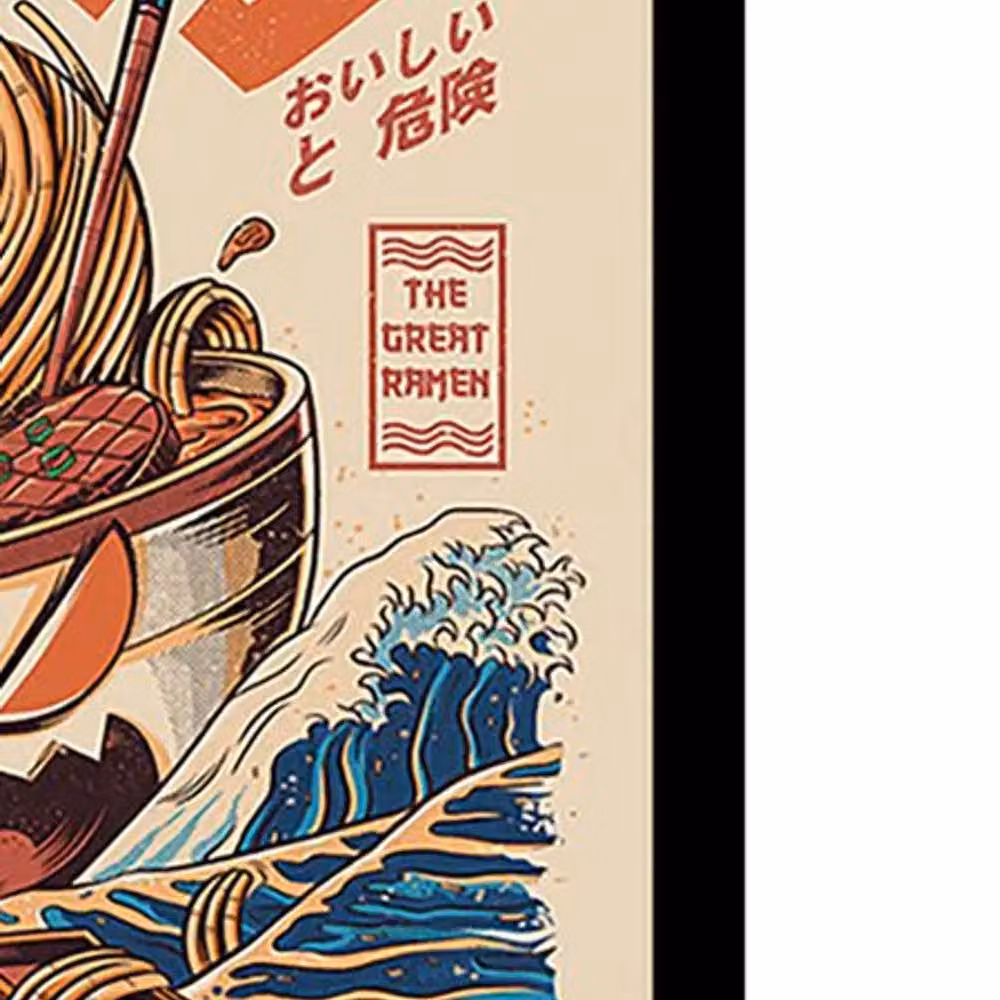 Ilustrata Great Ramen Multicolour Paper Poster Illustration – 2