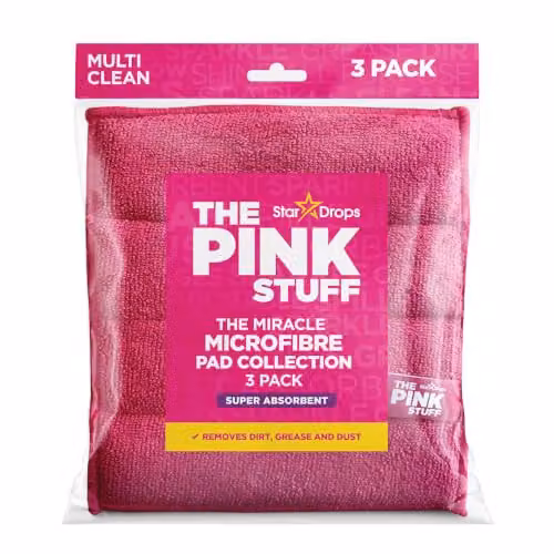 Stardrops The Pink Stuff Miracle Microfibre Pad Collection, Pink – 1