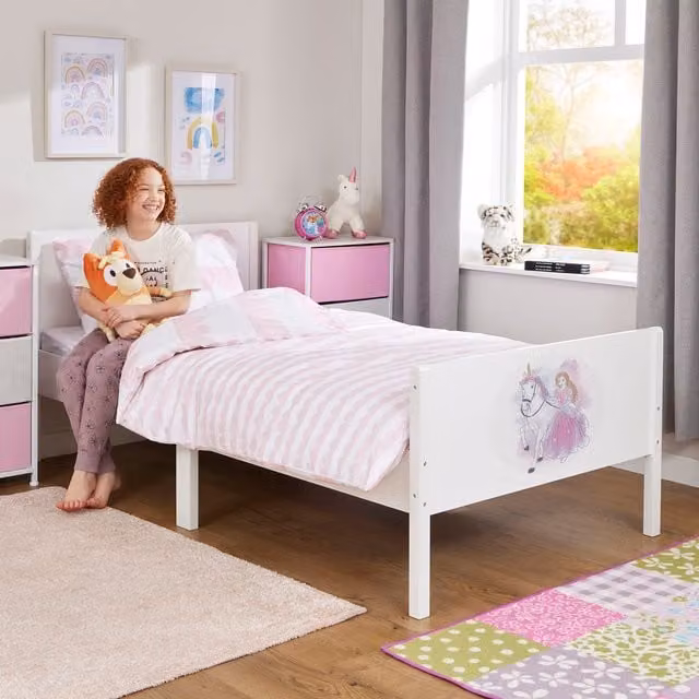Liberty House Toys Kids Single White Bed