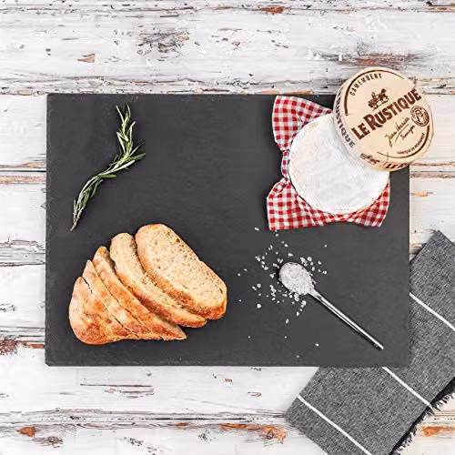 Argon Tableware Rectangular Black Slate Placemats, Pack of 6, W: 30 cm, D: 20 cm – 5