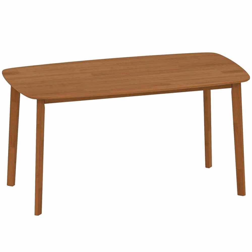 Wyld Haus Graspette Rectangular Dining Table in Brown Solid Pine, W/D/H: 150 x 80 x 76 cm – 2