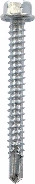 JCP Fixings Metalfix Self-Drilling Screws, Grey, 5.5 x 19mm, Box of 10
